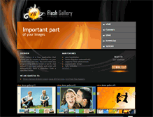 Tablet Screenshot of flash-gallery.org